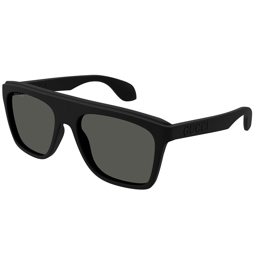☆GUCCI♪ブラックGジャン☆ Gucci GG1857S 005 Rectangular Sunglasses Black - eye-oo.com